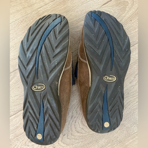 Chaco Quinn Charcoal Wool Leather Slip On Mules Shoes Womens 8.5 - Picture 6 of 8